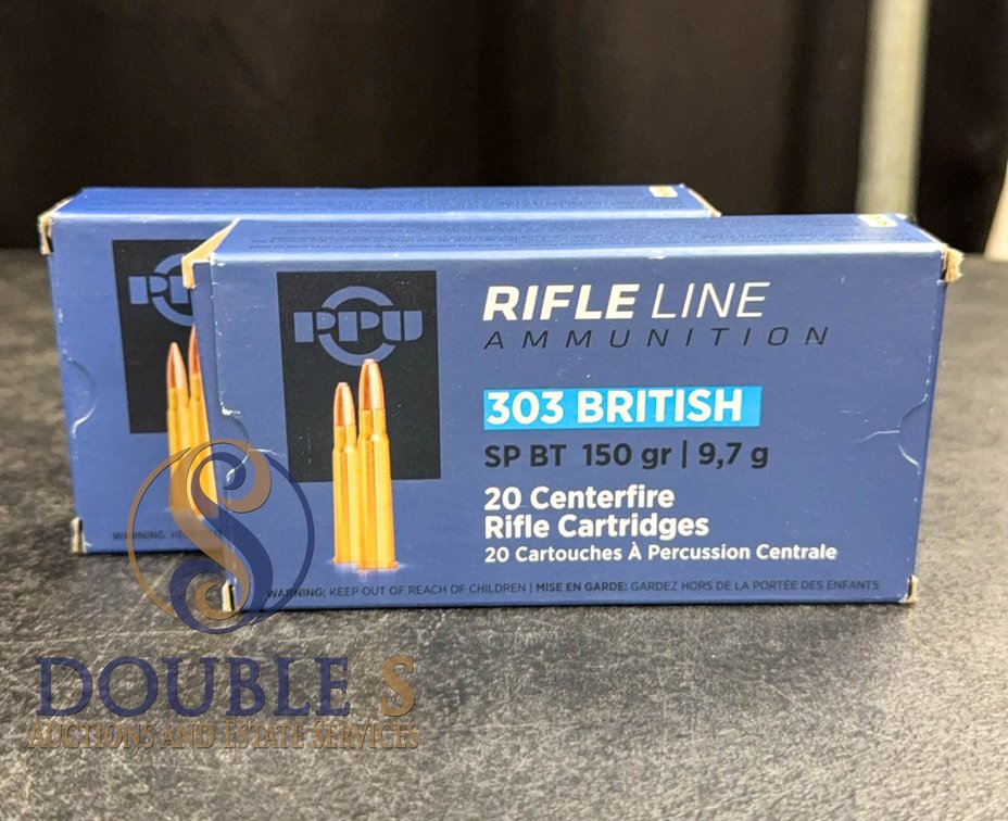 Two Full Boxes PPU .303 British Ammunition