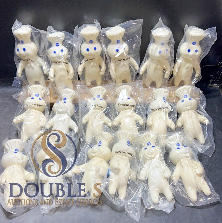 Seventeen Pillsbury Doughboy Figures