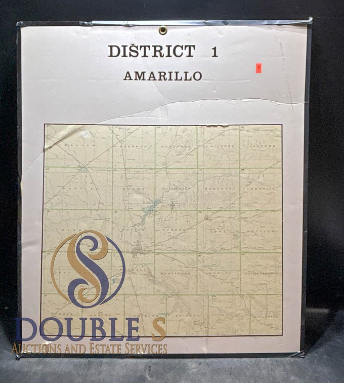 Amarillo District 1 Texas Wall Map
