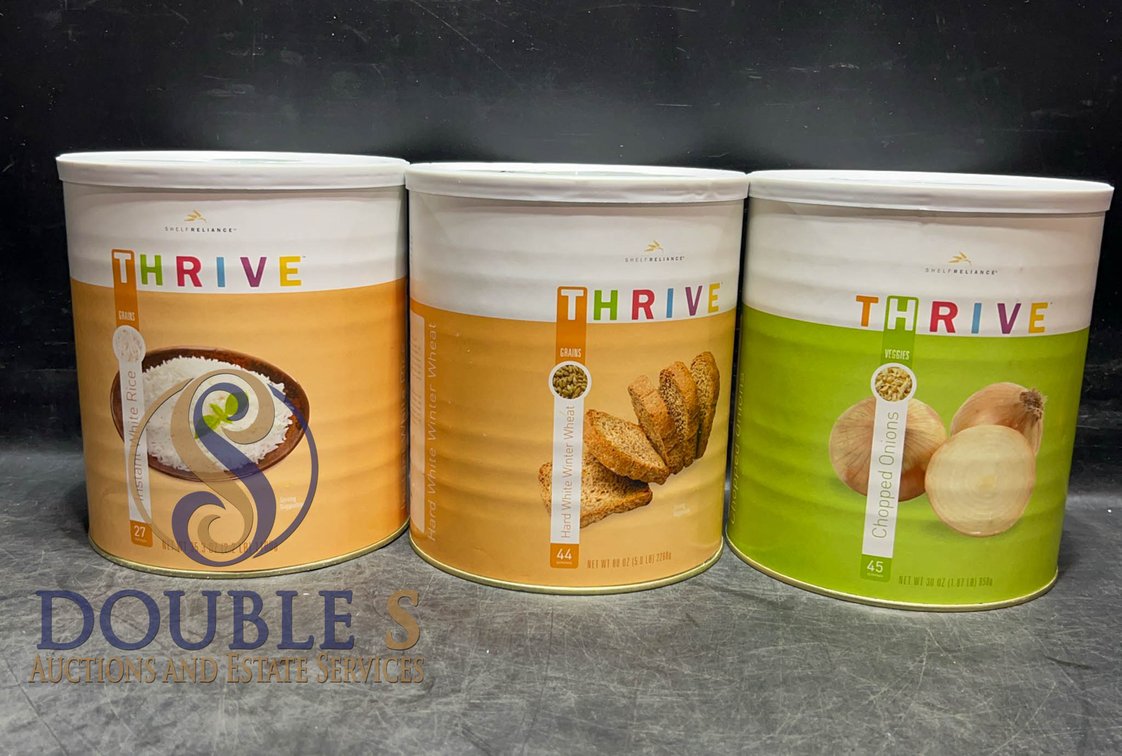 Thrive Freeze-Dried Food Storage Cans Set