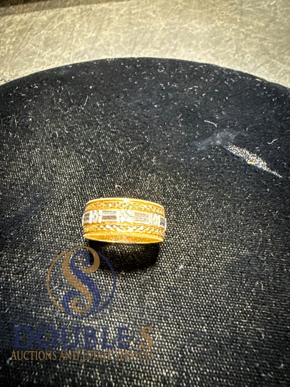 14K Gold Band Ring, 4.2g, Size 6.5