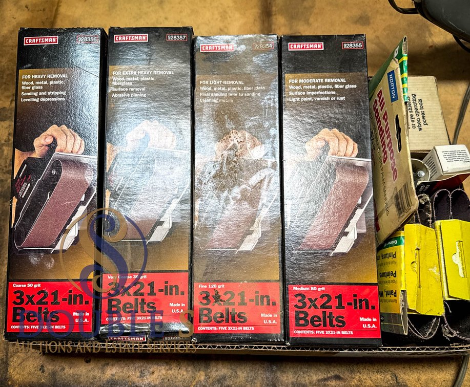 Craftsman Sanding Belts and Drum Set