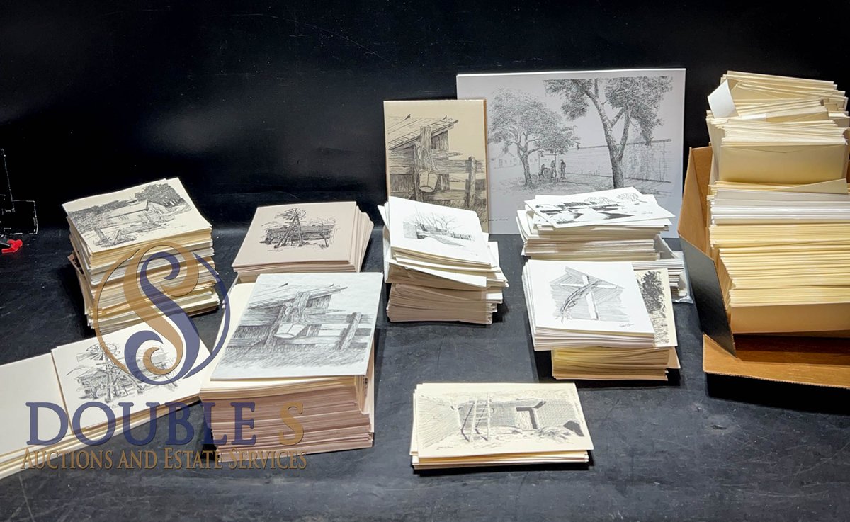 Gary Dunn Pen-and-Ink Rural Scene Notecards