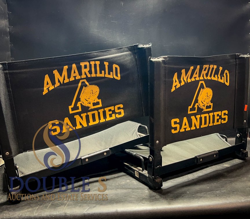 Amarillo Sandies Stadium Seats, 21" and 17"