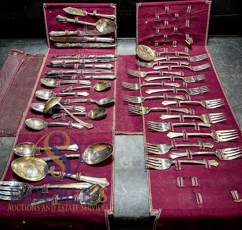 Gorham Silver Plated Flatware Set, Eight Plus