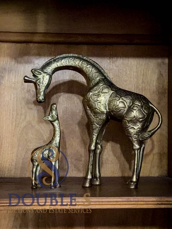 Brass Giraffe Sculptures, Taiwan