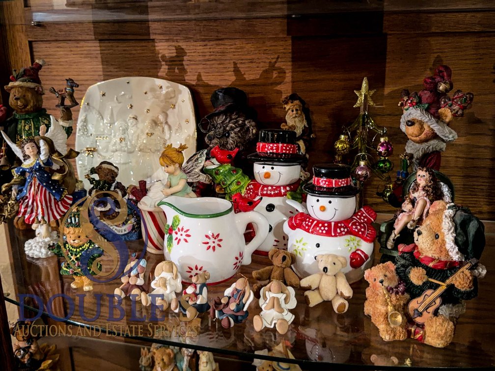 Holiday Figurines and Boyds Bears Collection
