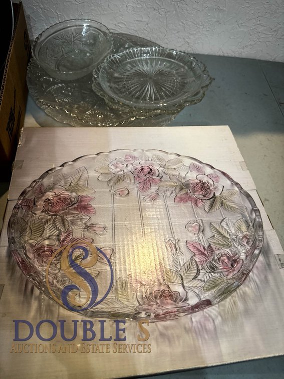Pressed and Cut Glass Bowls