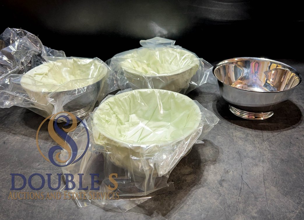 Oneida Paul Revere Silver Bowls Set of 4