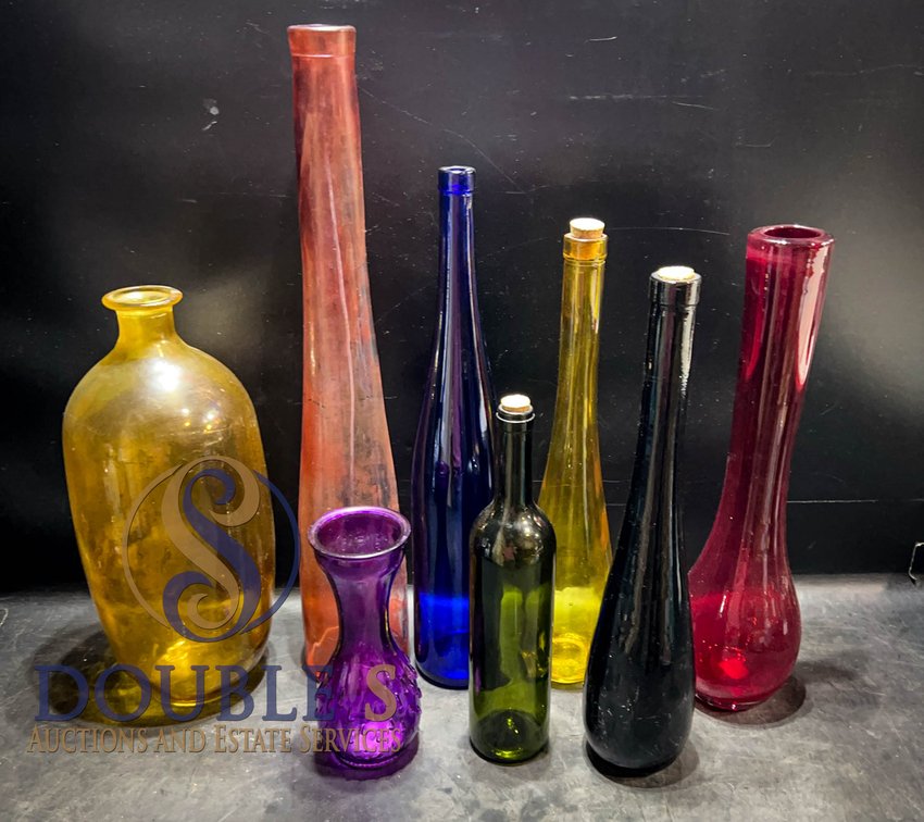 Decorative Colored Glass Bottles