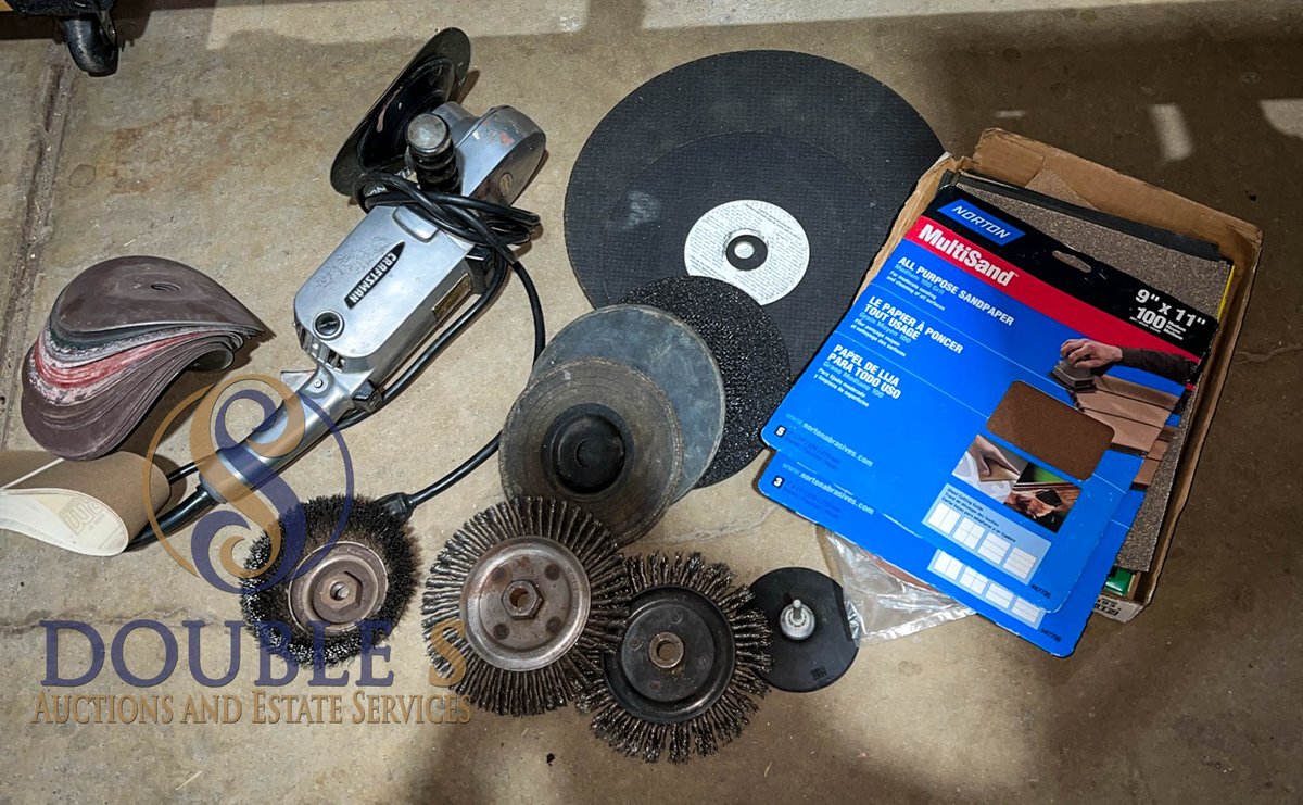 Craftsman Disc Sander With Sandpaper & Wheels