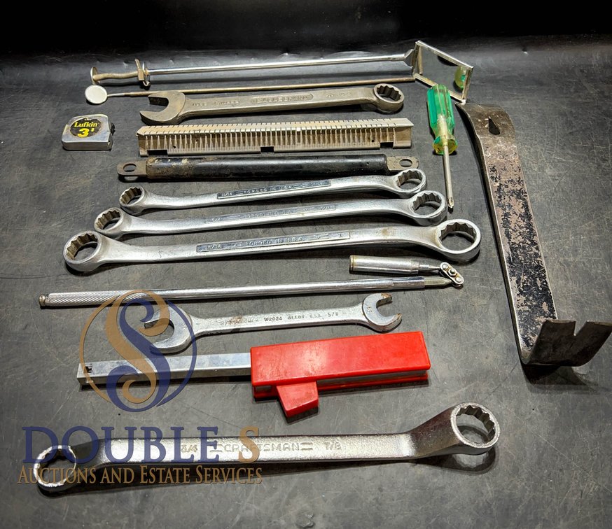 Mechanic Tool Lot With Craftsman Wrenches