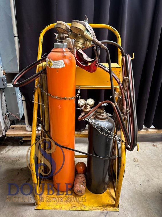 Oxy-Acetylene Welding Torch Kit with Cart