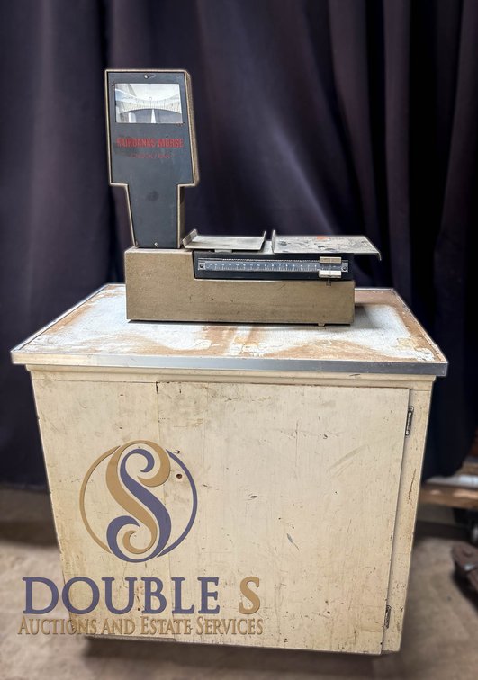 Fairbanks Morse Check Pak Scale with Cabinet