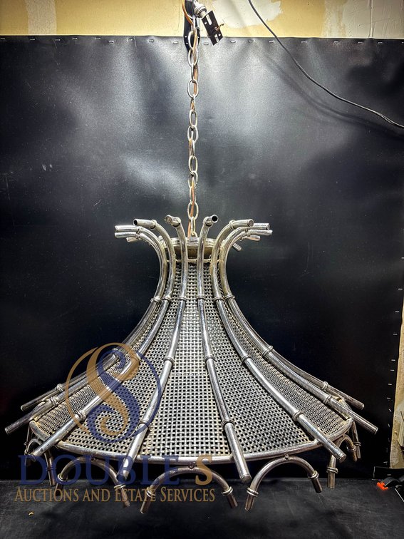Industrial Metal Mesh Pendant Light Fixture