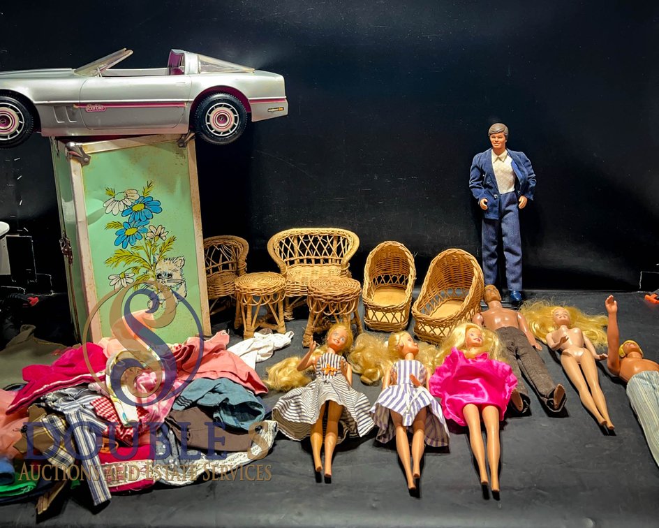 Barbie Dolls, Ken, Accessories, and Trunk Lot