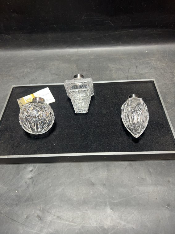 3 Waterford Crystal Ornaments