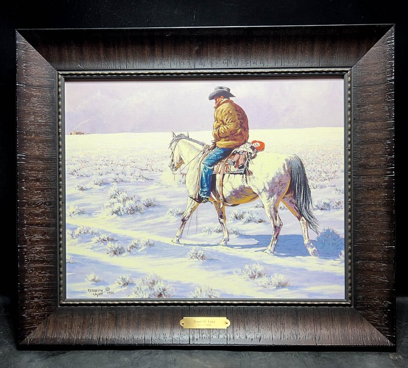 Road Of Love by Kenneth Wyatt Framed Print