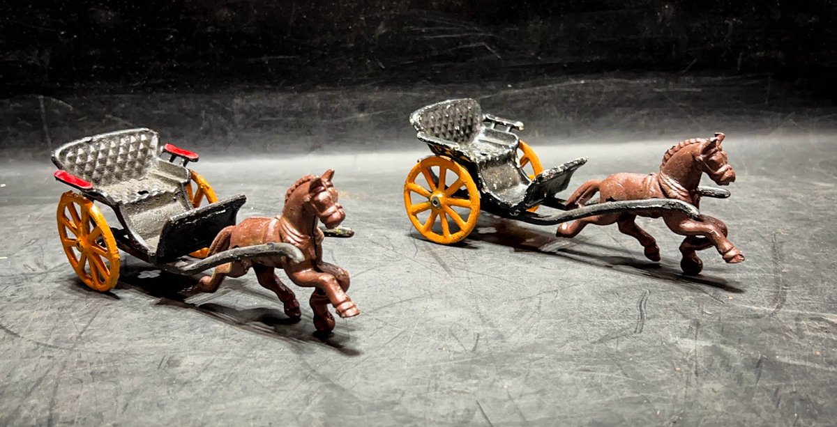 Cast Iron Horse Drawn Buggies