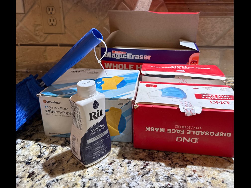 Disposable masks, Mr. clean erasers, and more