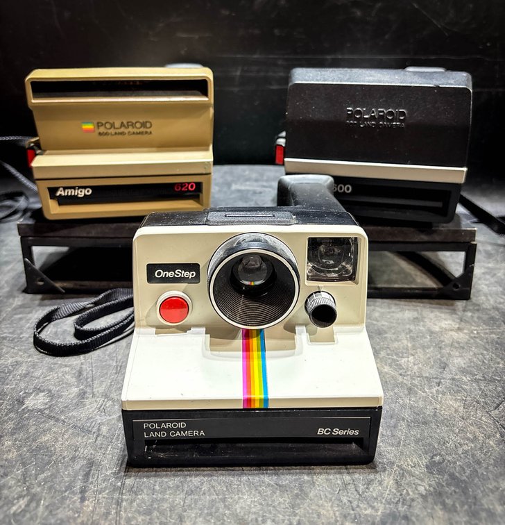 Polaroid Instant Camera Trio: OneStep, Amigo