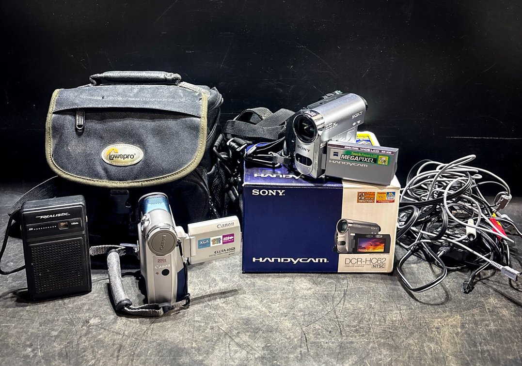 Sony DCR-HC62 and Canon Elura 40MC Camcorders