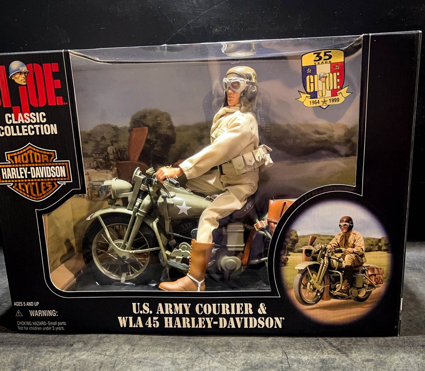GI Joe U.S. Army Courier & WLA 45 Harley