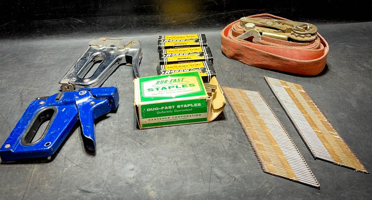 Staple Guns and Fastener Lot