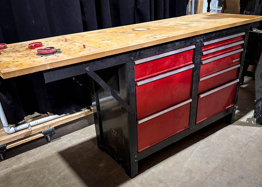 Craftsman 71" Steel Workbench with Drawers