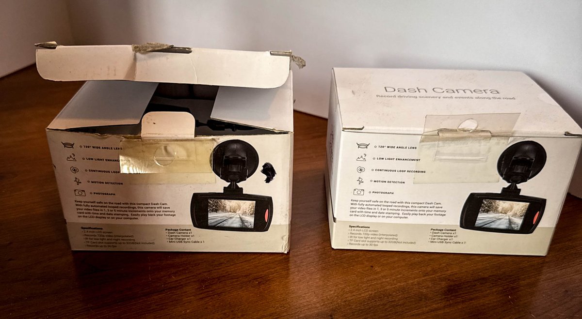 2 Dash Cameras, 2 Watches, 1 Speaker