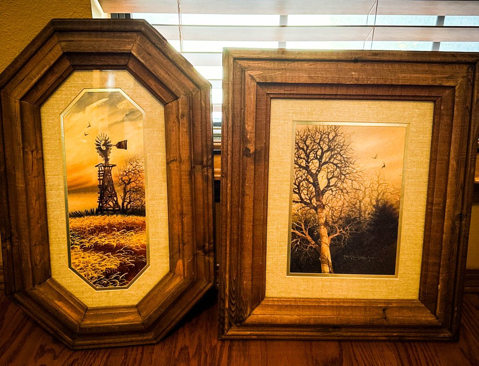Framed Landscape Artworks, 17 x 20
