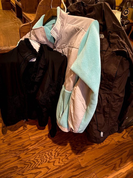 Three North Face Jackets Assorted Sizes
