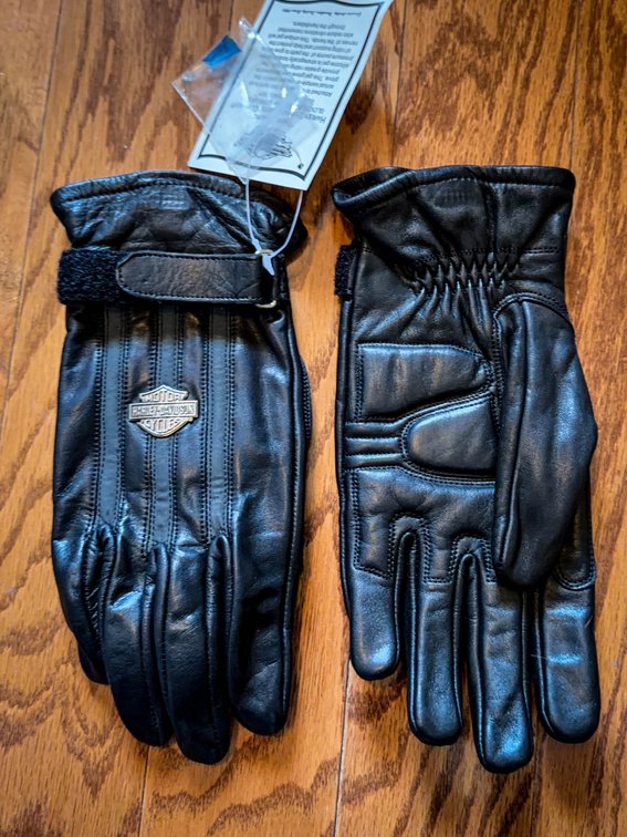 Harley-Davidson Men's Leather Gloves, M