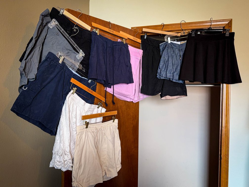 Women's Shorts and Skirt Assortment, XL