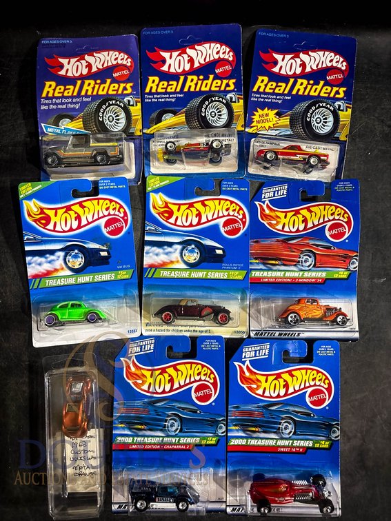Hot Wheels Real Riders and Treasure Hunt Lot