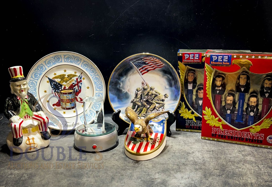 Patriotic Collectibles and PEZ Sets