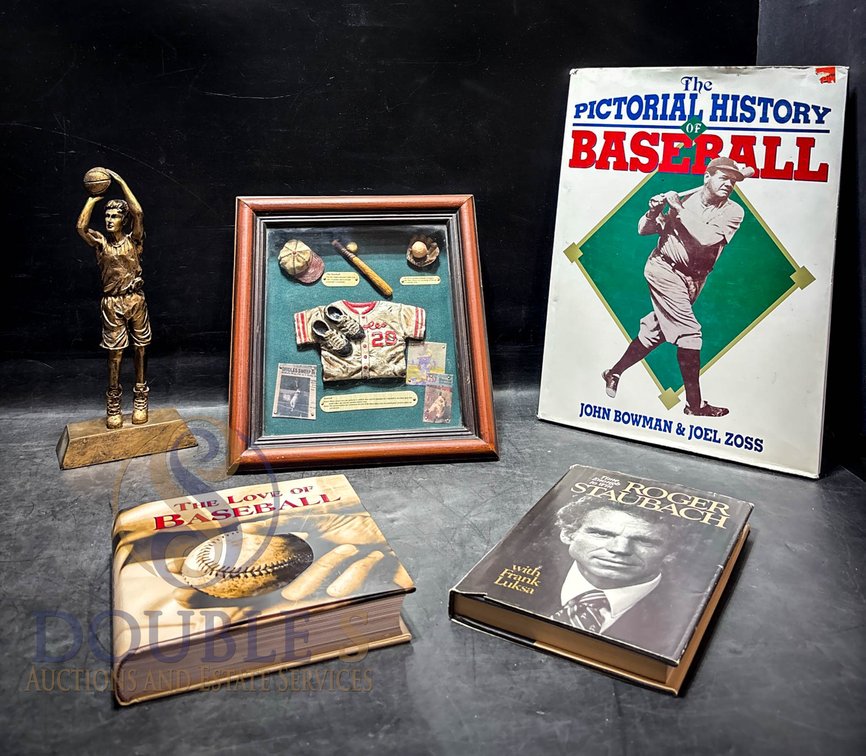 Sports Memorabilia Group Including Books