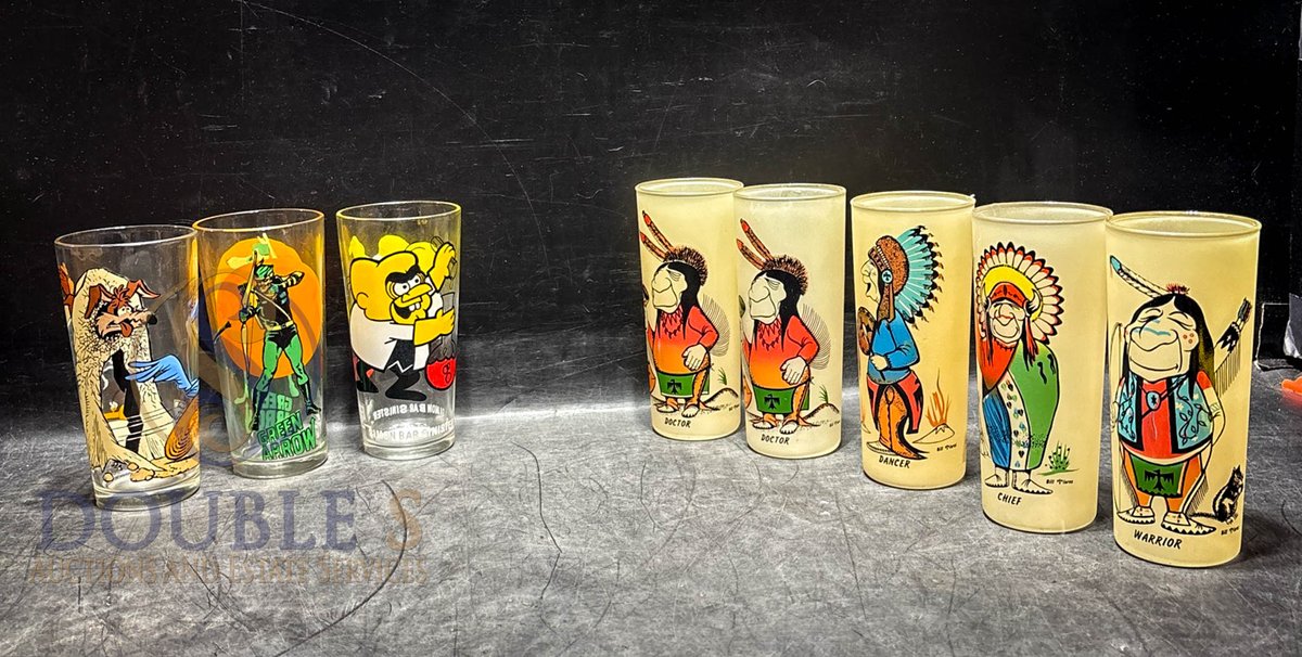 8 Cartoon and Character Drinking Glass