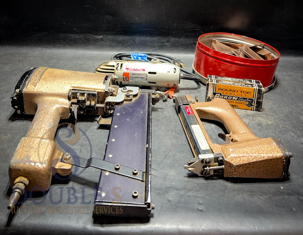 Duo-Fast Pneumatic Staplers, Drill, Staples