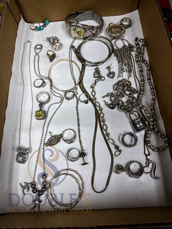 Silver-Tone Jewelry Lot