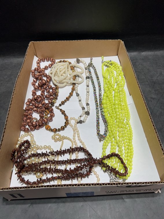Beaded and Faux Pearl Necklaces