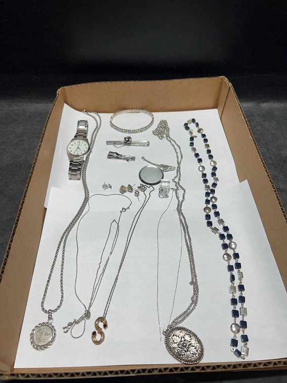 Jewelry Lot with Watch and Necklaces