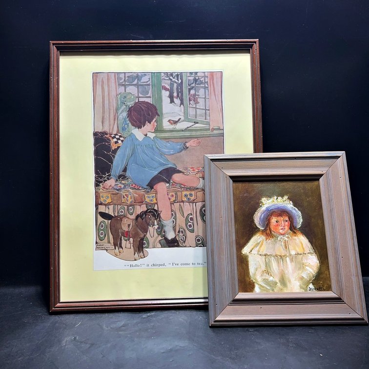 Framed Child Portraits and Prints