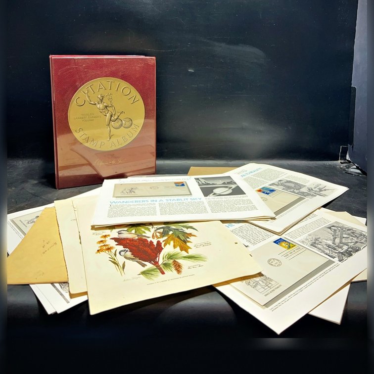 Citation Stamp Album With Covers, Art Prints