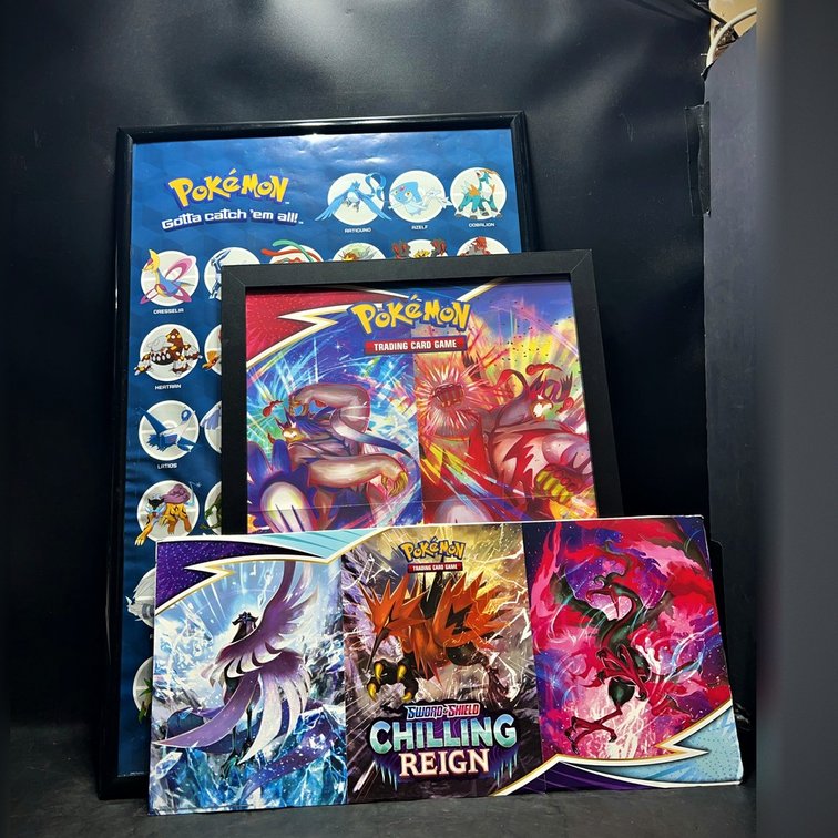 Pokemon Posters With Chilling Reign Display