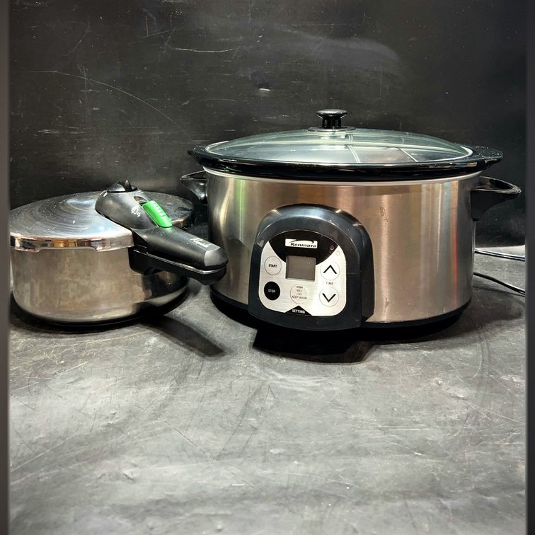 Kenmore Slow Cooker and Rapida Pressure Cooker