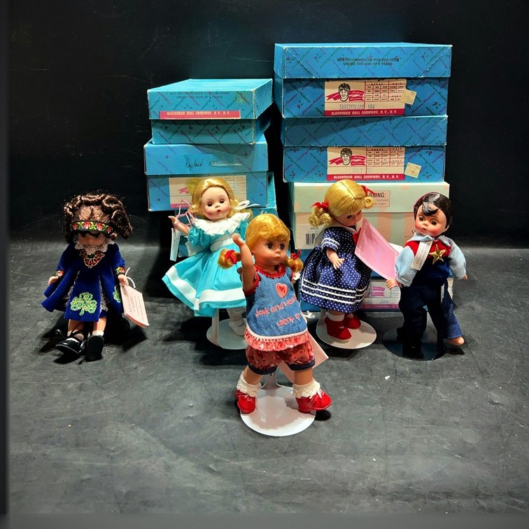 Madame Alexander International Dolls Lot
