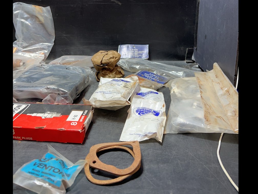 Automobile Parts and Tools Lot, Ford and KRW