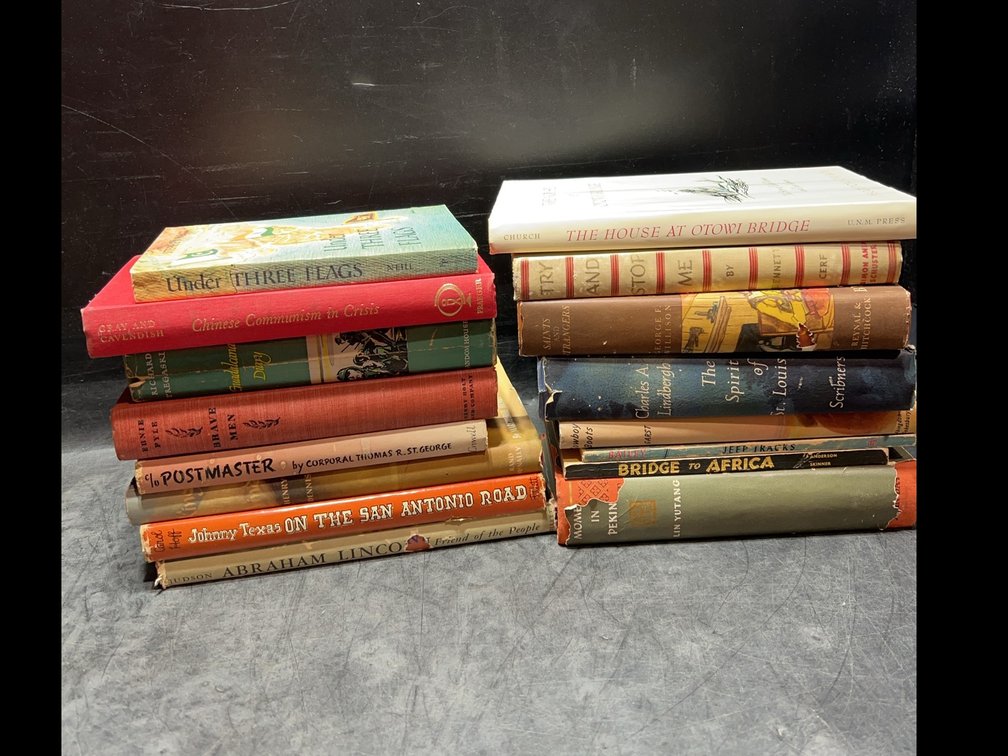 12 Vintage Hardcover Books