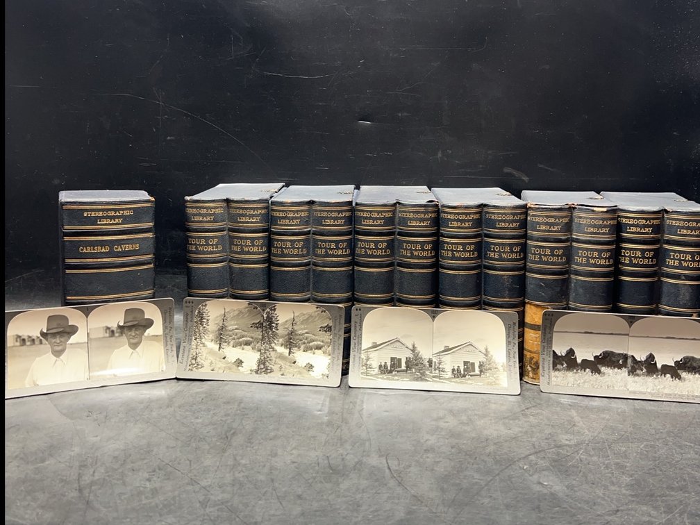 Carlsbad Caverns Stereographic Library, About 627 Slides